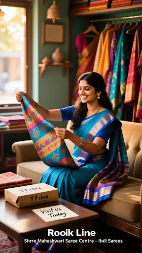 Experience the finest of Ilkal's traditional craftsmanship with Shree Maheshwari Saree Centre's T… post image