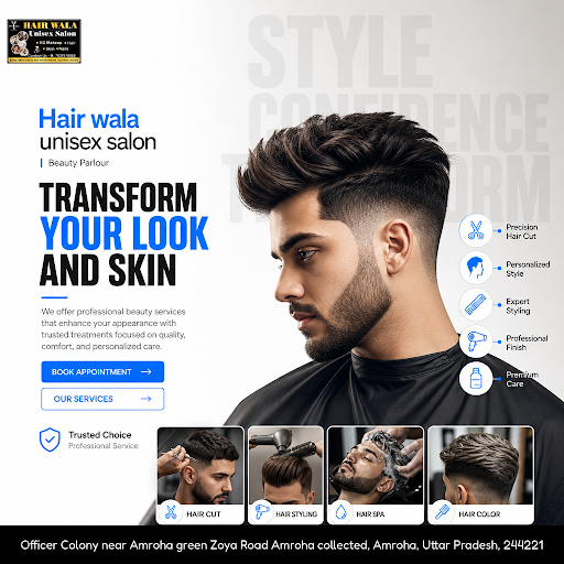 Hair Wala Unisex Salon offers expert hair cuts, keratin treatments, facial skincare, Botox for sk… post image