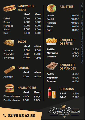 Au Royal Glazik kebab