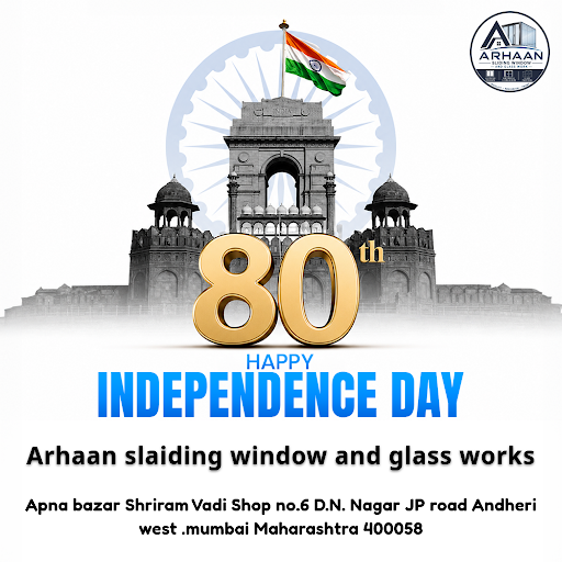 Celebrate Independence Day with Arhaan Sliding Window and Glass Works, your trusted local experts… post image