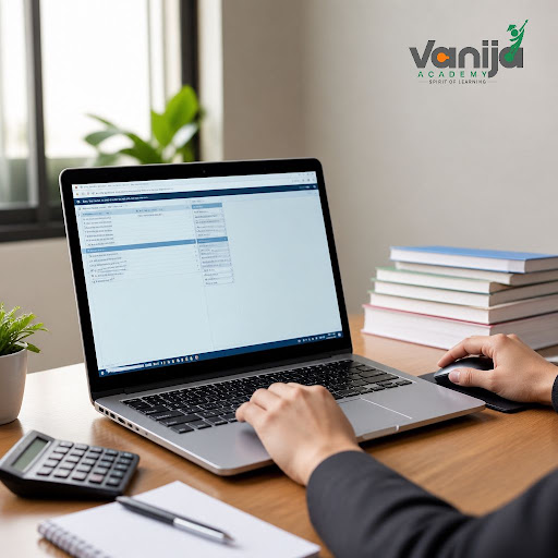 GST return filing ab sirf theory nahi, Vanija Academy Nandri, Jodhpur mein aapko real practical t… post image