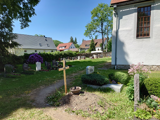 Friedhof Kleinschirma Logo
