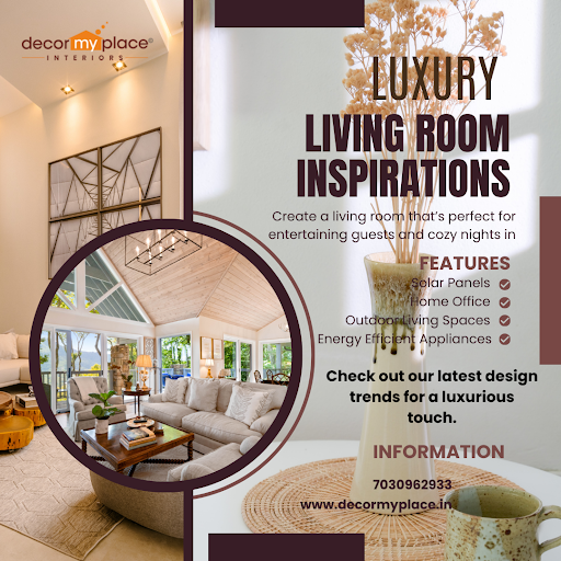 Transform your living room into a haven of elegance and comfort with Decor My Place Interiors! 🌟…