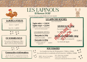 Photo n°1 de LA BOÎTE À N'OEUFS & LE LAPIN DES ROCHES à Pérignat-sur-Allier (Ferme d'élevage)