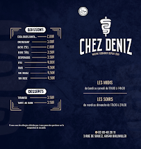 Menu Chez Deniz Page 2