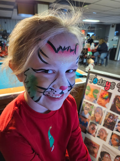 "Splashed" Face Painting Designs By Christy - Thumbnail