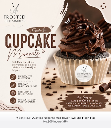 Discover freshly baked cupcakes at Frosted Bites Bakes Indore, where every treat is crafted with… post image