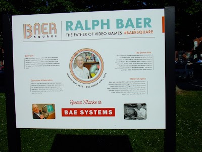 Baer Square / Ralph Baer Memorial Bench