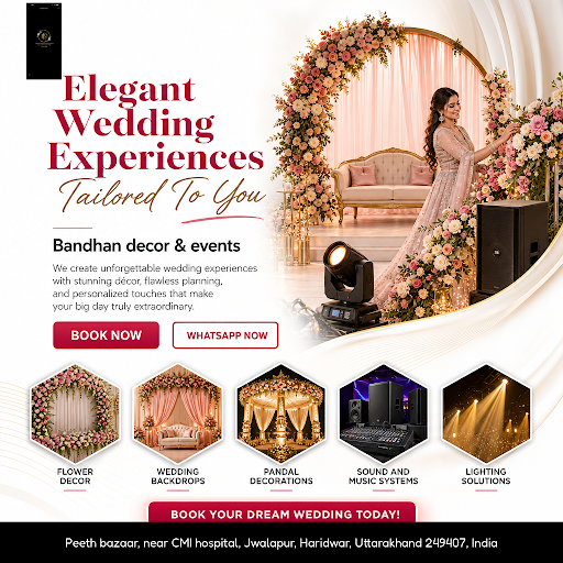 Bandhan Decor & Events is your trusted Haridwar wedding planner near me, offering exquisite flowe… post image