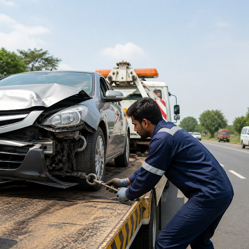 After an accident, staying calm and handling vehicle recovery safely is crucial. At Union Crane S… post image
