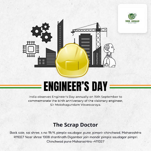 Celebrate Engineers Day with The Scrap Doctor, your trusted Kabadiwala & Scrap Merchant for coppe…