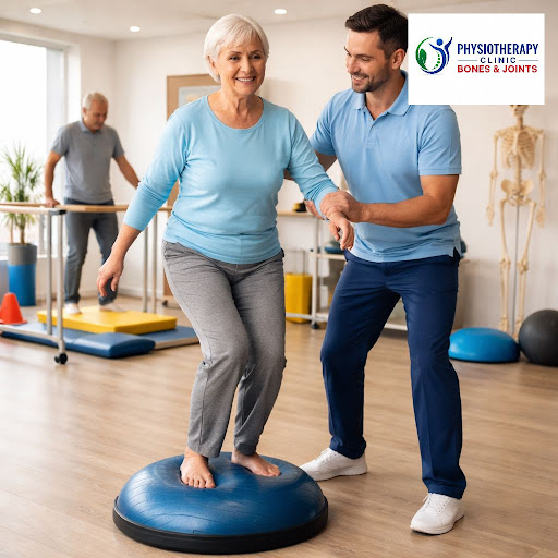 Feeling dizzy, unsteady, or afraid of falling? At Physiotherapy Clinic Bones and joints in Shiv S… post image