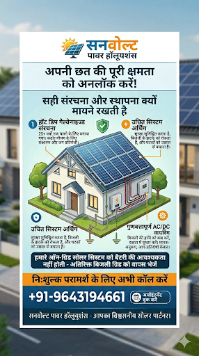 Why good quality structure and earthing is important for Ongrid solar system post image