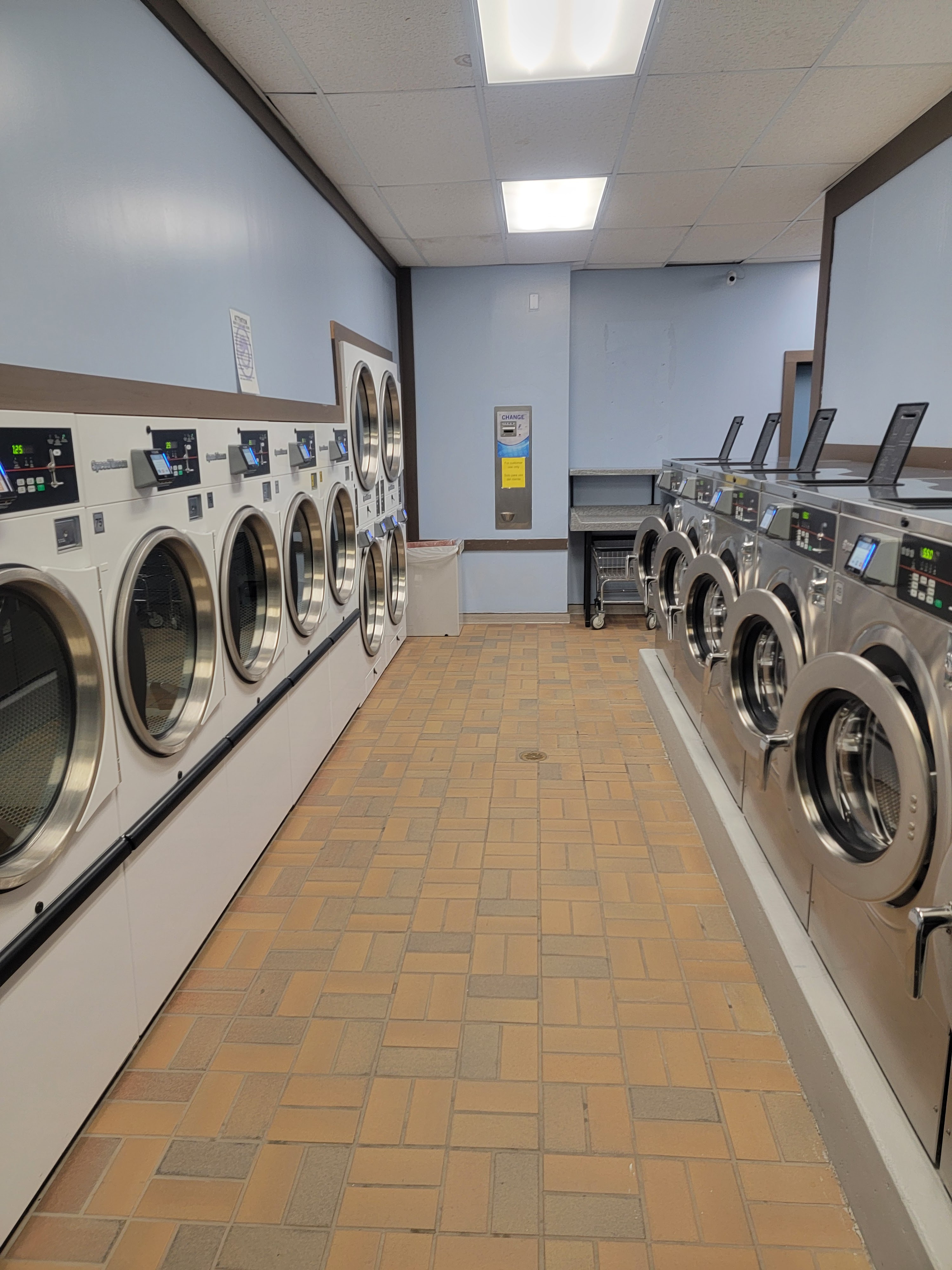 Downeast Laundromat storefront and entrance in Ellsworth