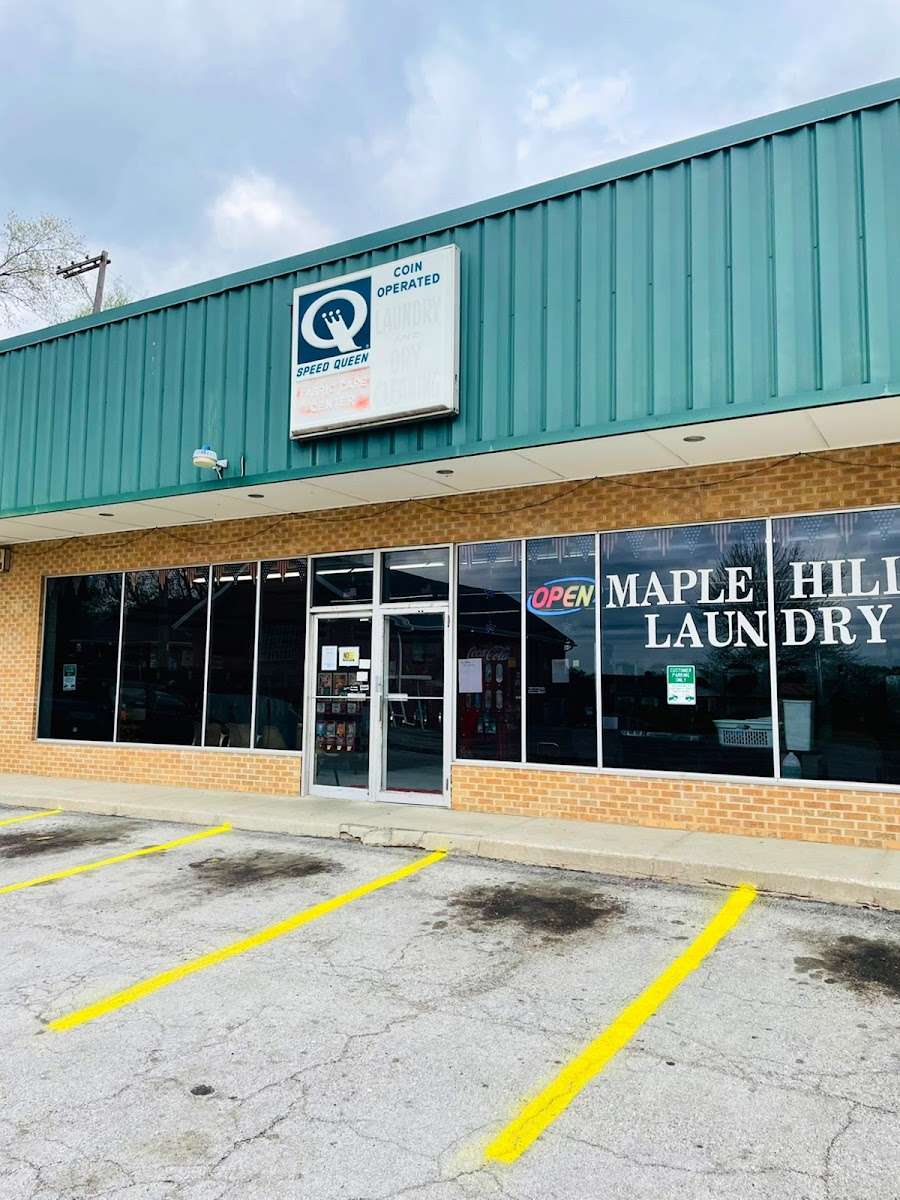 Self-service laundry at Maple Hill Laundry, Kansas City, MO
