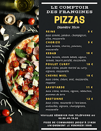 Menu Le Comptoir des Frangines Page 1