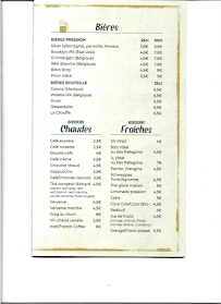 Menu Café Colette Page 2