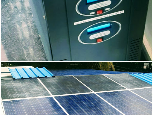 5KVA OFFGRID SOLAR HYBRID INSTALLED AT VIVEKANANDANAGAR MYSORE. GENERATE YOUR OWN POWER.... post image