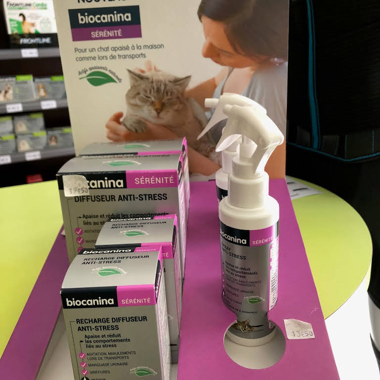 Spray anti stress chat - Apaise les comportements liés au stress - Biocanina