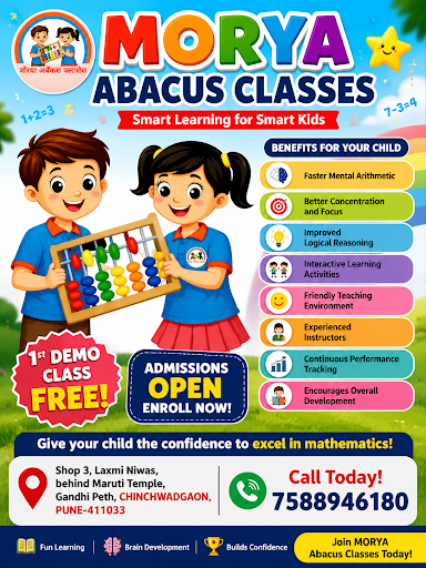 MORYA ABACUS CLASSES post image