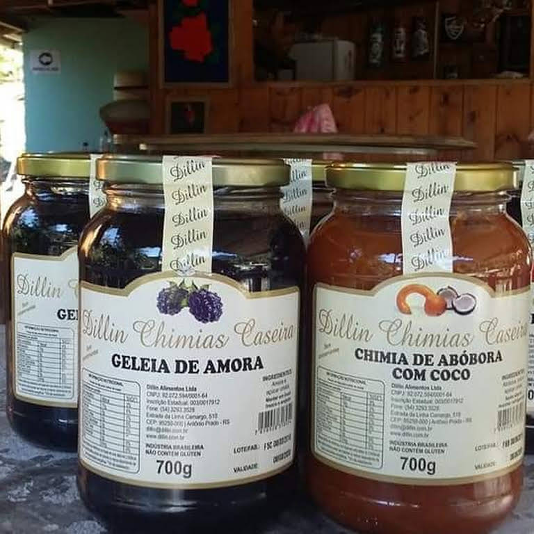 Geleia Dillin Chimia de Abóbora com Coco 700g