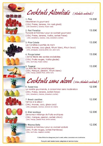 Menu Jardin des Arts - Restaurant Arles Page 3
