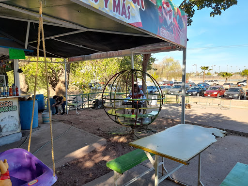 Mariscos y cocos preparados