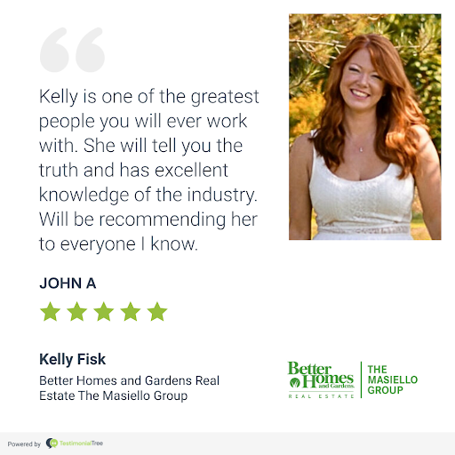 Kelly Fisk Realtor BHG Masiello Group Logo