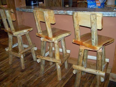 Daves Custom Rustic Juniper Log Furniture, Gifts, Oregon