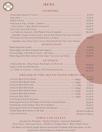 Menu La Table du Couvent Page 2