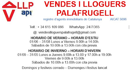 VLLP-VENDES I LLOGUERS PALAFRUGELL
