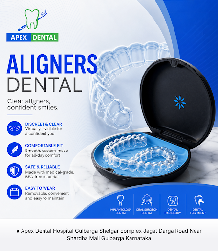 Apex Dental Hospital Gulbarga offers advanced aligners dental treatment combined with expert dent… post image