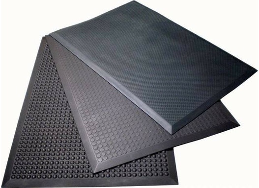 Fachhändler für ergonomische Arbeitsplatzmatten, Gummimatten und Antivibrationsmatten