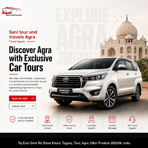 Experience comfortable travel with tora travel agency agra offering car rentals, same day Agra to… post image