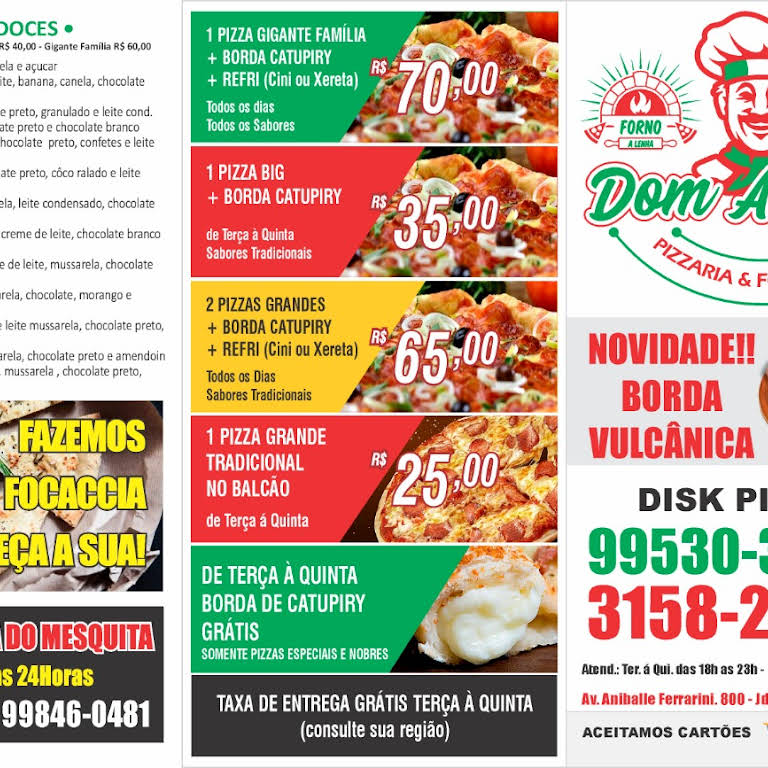 Pizzaria Dom Antonio - Pizzaria em Parque Limeira Area 02