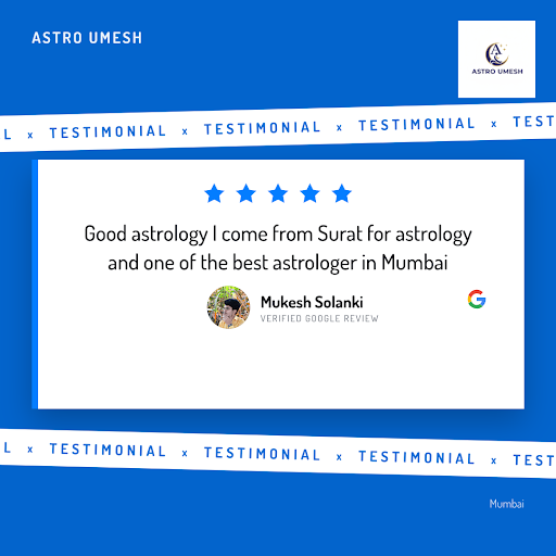 Mukesh Solanki, a satisfied client from Mumbai, gives a 5-star review to Astro Umesh, the renowne… post image