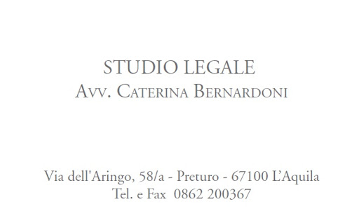 Avv. Caterina Bernardoni