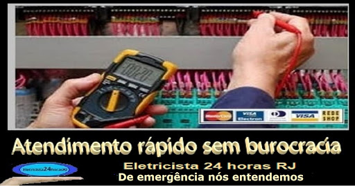 Eletricista 24 horas RJ, Base Tijuca/Copacabana