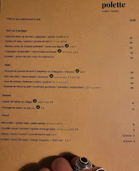 Menu Restaurant Polette Page 8