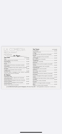 Menu La Comedia Page 3