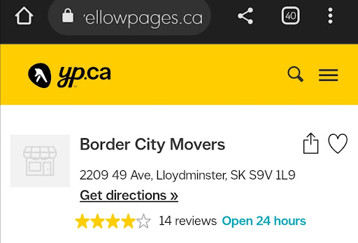 Border City Movers - Visual