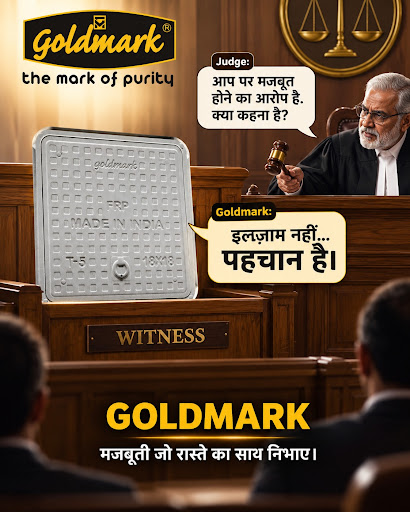 Goldmark FRP Manhole Covers – मजबूती जो रास्ते का साथ निभाए।