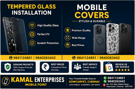 Protect your phone with premium tempered glass and stylish mobile covers at Kamal Enterprises. Be… post image