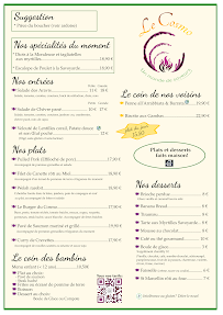 Menu Le Cosmo Page 3