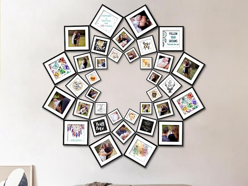 wall decorated photo frame post image