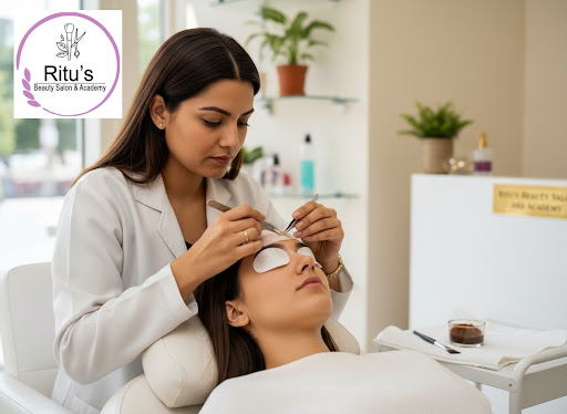 Get flawless, face-framing eyebrows with professional shaping and tinting at Ritu’s Beauty Salon… post image