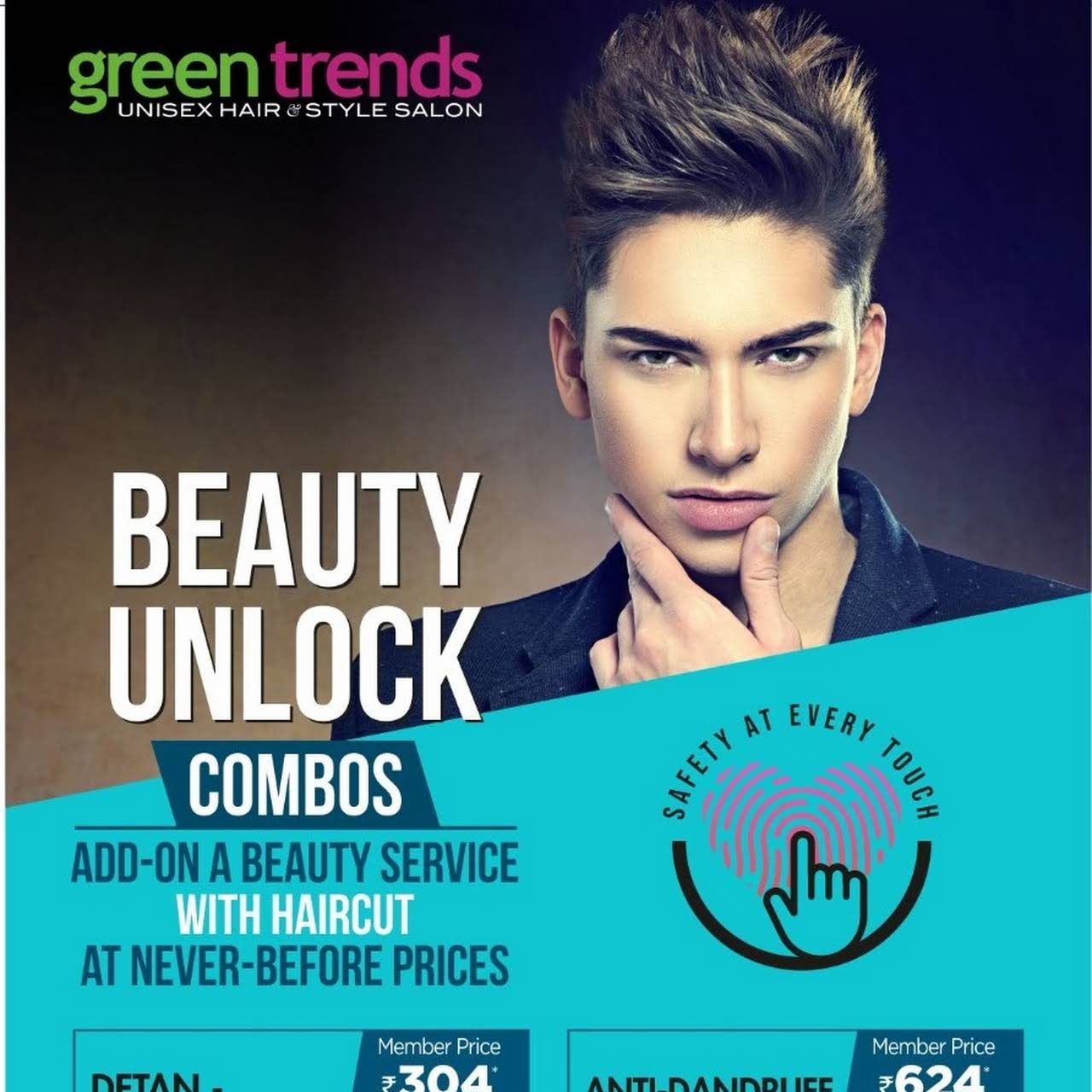 Green Trends Unisex Hair & Style Salon- IG Square Branch-Pondicherry -  Beauty Salon