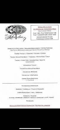Menu Restaurant Le Meridien Page 4