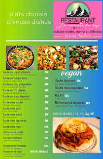 Menu La Marmite du Cap Page 1