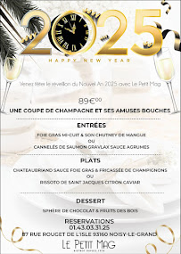 Menu LE PETIT MAG bistrot chic Page 1